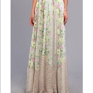 French Connection floral maxi skirt